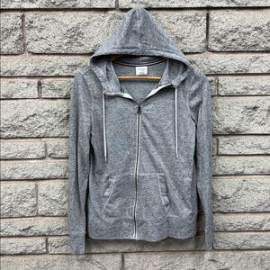 Womens Danskin Now Grey zipped vest sz M